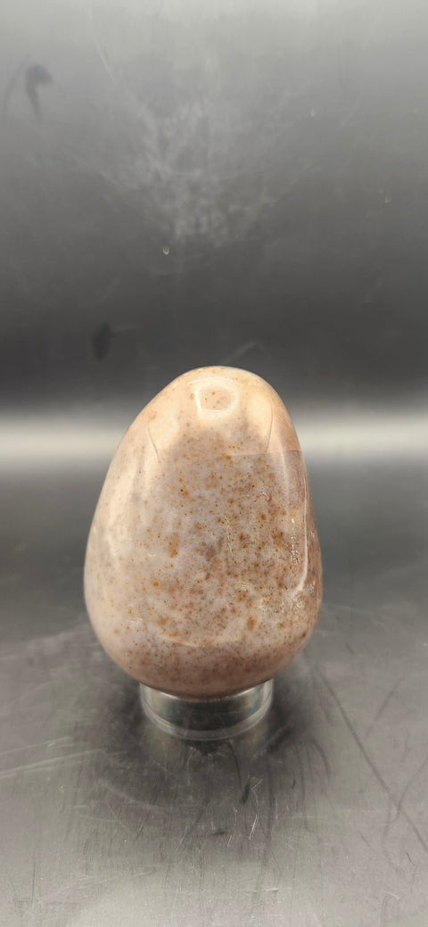 Sunstone egg. 9 ounces, 2.78 inches tall!
