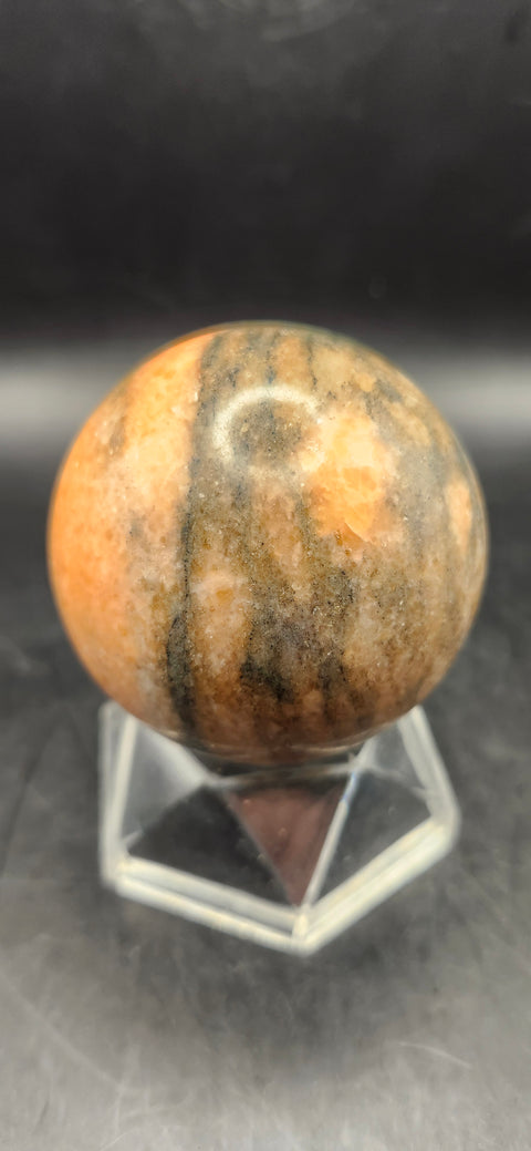 Calcite sphere! 51.9mm, 2 inches, 7 ounces