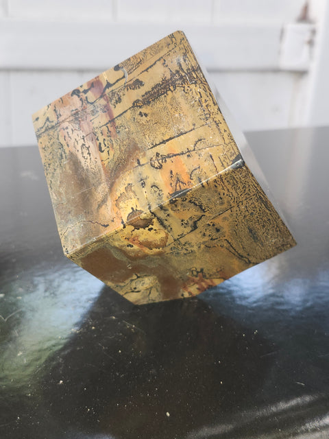 Dendritic jasper balancing cube! 1.5 pounds, 60.6mm by 61.2mm