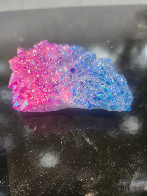Blue and pink aura quartz 6.6 ounces