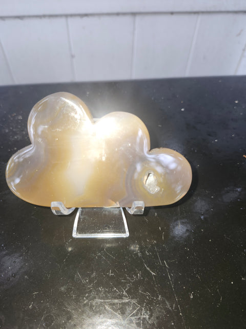 Druzy agate cloud! 3.5 ounces, 3.5 inches