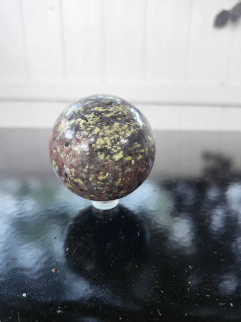 56.2mm, 2.21 inch 9.2 ounce Sunstone sphere