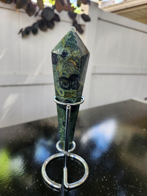 6 inch 6.8 ounce kambaba jasper scepter