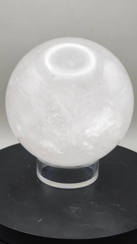 Clear quartz sphere! 1.13 pounds,83mm, 3.3 inches