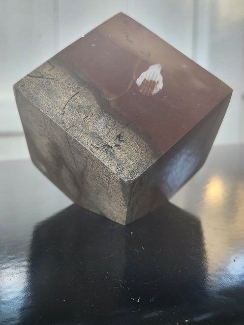 Dendritic jasper balancing cube! 1.7 pounds, 2.8 by 2.9 inches