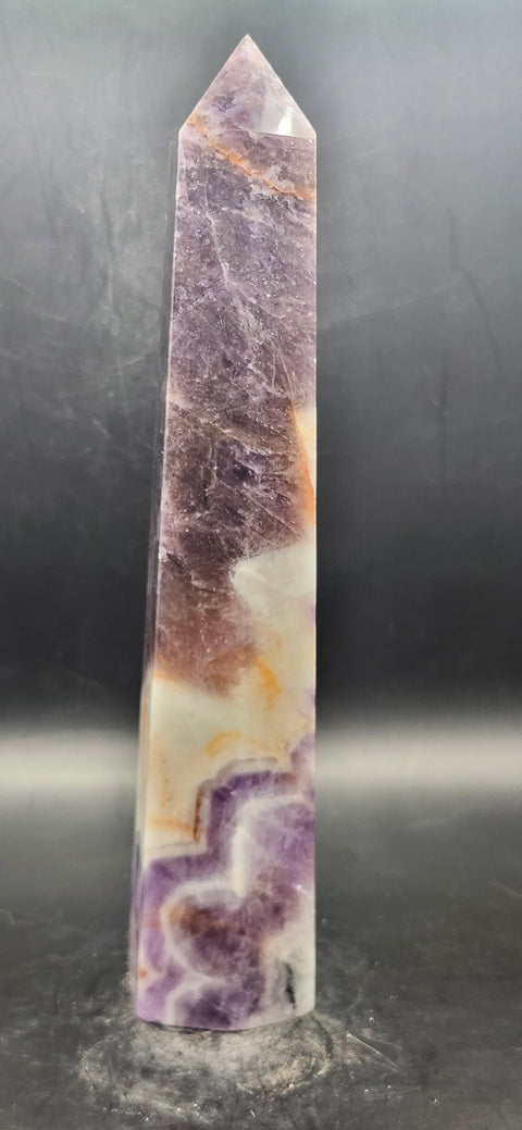 Large amethyst tower! 7 inches tall, 12 ounces.