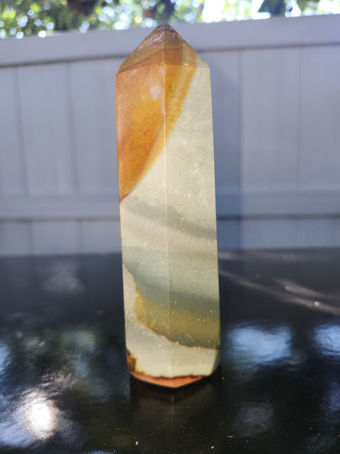 Polychrome jasper tower! 15 ounces, 5.9 inches