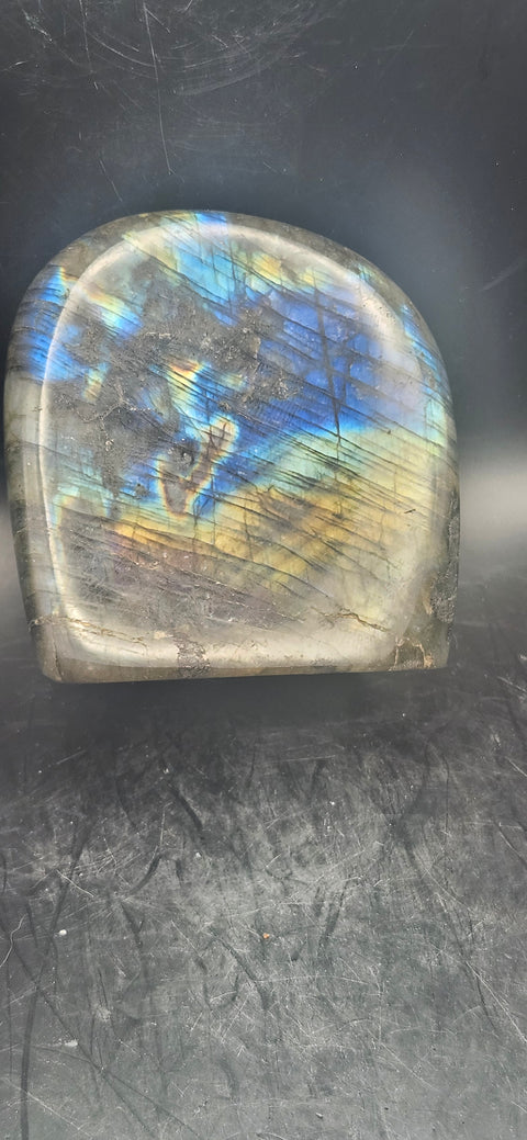 Labradorite free form! 14 ounces, 3 inch by 3 inch