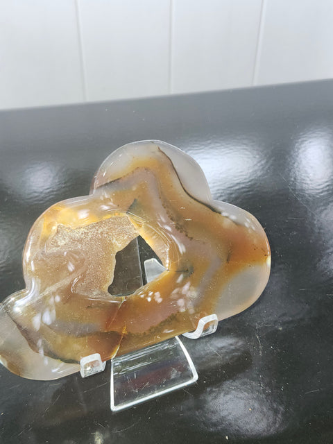 Druzy agate cloud! 6.4 ounces, 5.2 inches wide, 3.6 tall