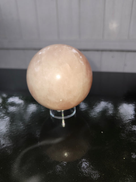 1.1, 69.8mm, 2.75 inch pound rose quartz sphere