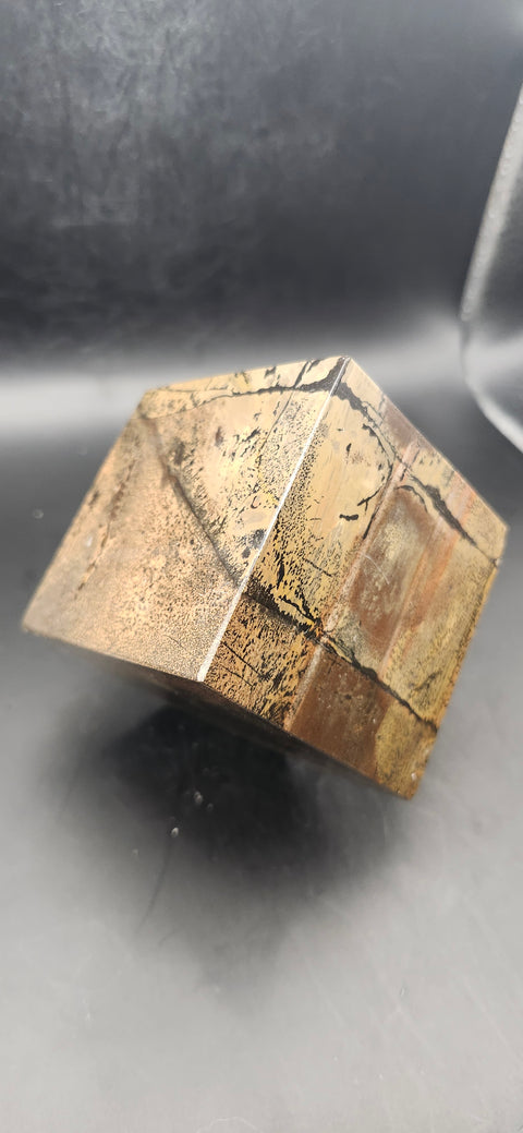 Dendritic jasper balancing cube! 1.4 pounds, 2.3 inches by 2.3 inches