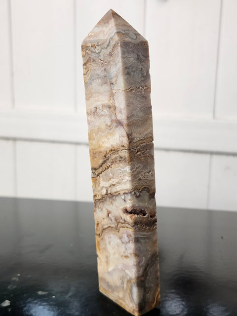 Yellow jasper tower! 6.5 inches tall, 9 ounces