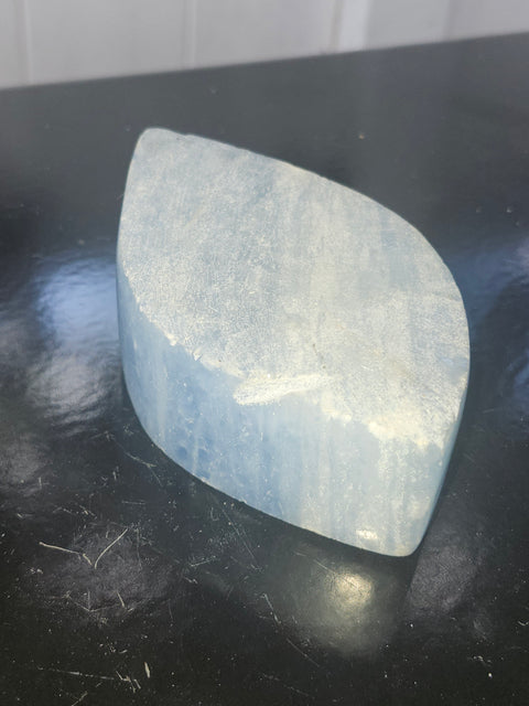 Blue calcite offering bowl/ soap dish! 14 ounces, 5 inches