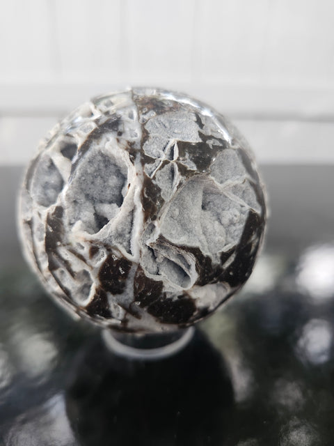 Sphalerite sphere! 12 ounces, 66mm, 2.6 inches