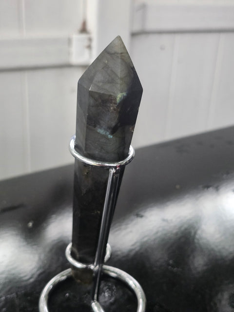 Labradorite scepter! 4.6 ounces, 144mm, 5.6 inches
