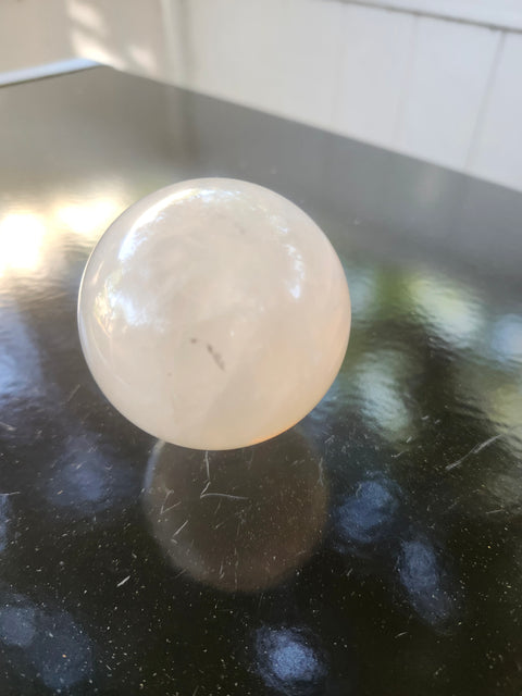 7.5 ounce, 53.8mm, 2.11 inch Clear quartz sphere