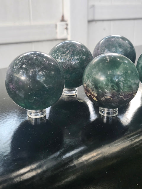 Florite sphere! 6 ounces, 49mm, 1.9 inches