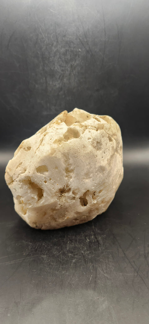 Calcite free form! 1.6 pounds, 4.1 inches wide, 3.1 tall
