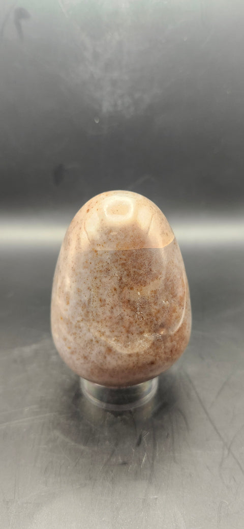 Sunstone egg. 9 ounces, 2.78 inches tall!