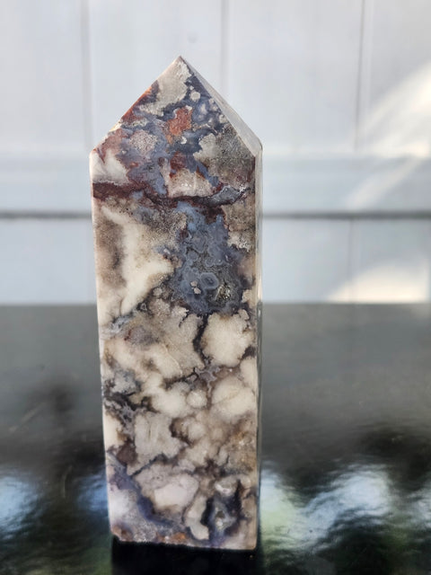 Agate tower! 4.2 inches, 6 ounces!