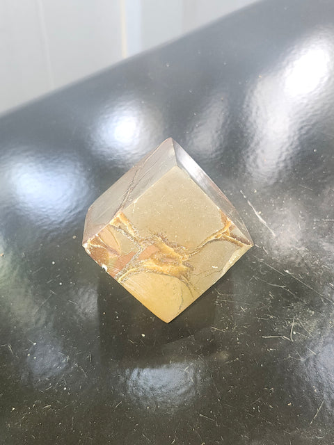Septarian stone balancing cube! 9 ounces, 2 inches