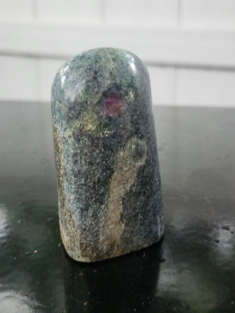 Ruby in kyanite free form!! 7 ounces, 2.7 inches!!