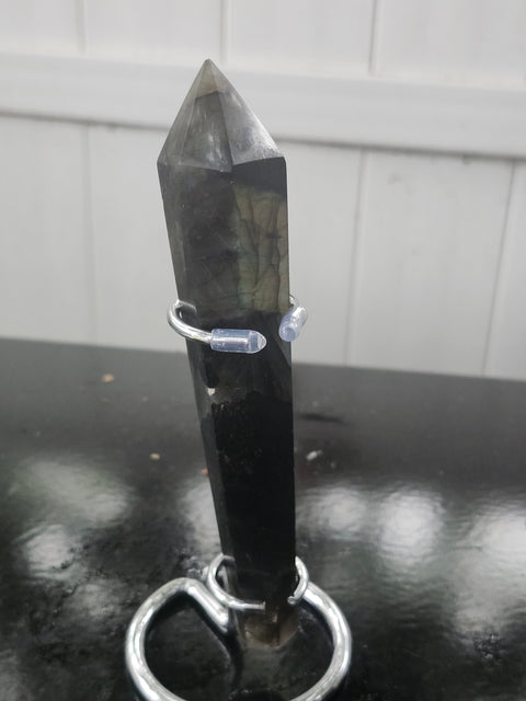 Labradorite scepter! 4.6 ounces, 144mm, 5.6 inches