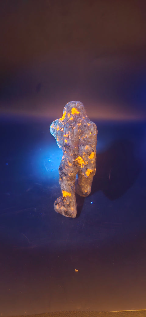 Flame stone sasquatch! 3.5 inches tall, 3.2 ounces