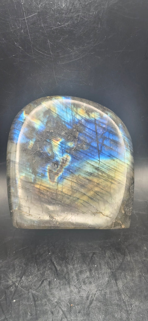 Labradorite free form! 14 ounces, 3 inch by 3 inch