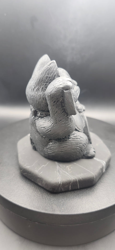 Maneki neko Shungite figurine! 6 ounces, 3.5 inches tall