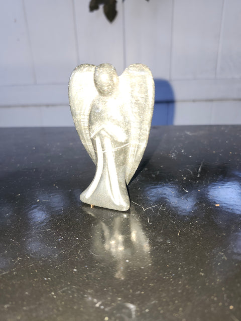 Pyrite angel. 6.2 ounces, 3 inches tall