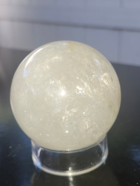 59.5mm 2.34 inch, 10.6 ounce Ferruginous quartz sphere