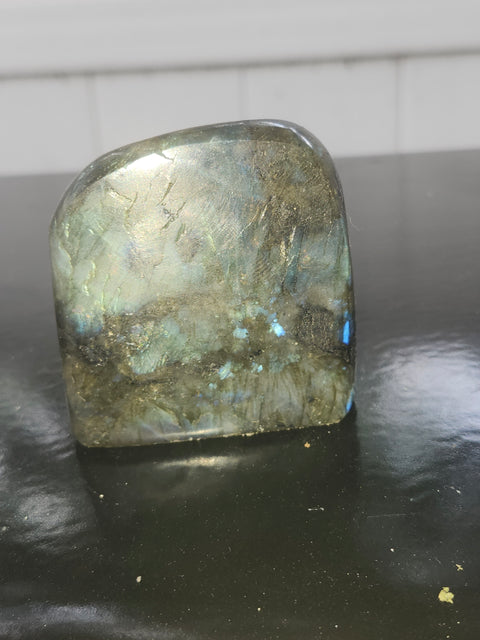 Labradorite free form! 9 ounces, 2.5 inches wide, 2.3 inches tall
