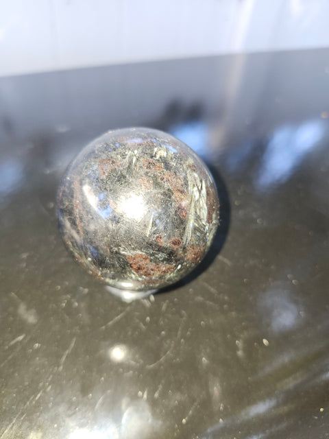 57.1mm, 2.24 inch, 10.5 ounce Afrvedsonite sphere!