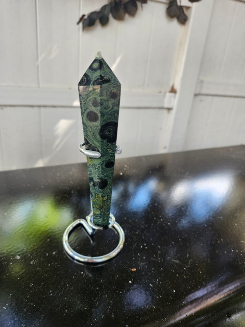 6 inch 6.8 ounce kambaba jasper scepter