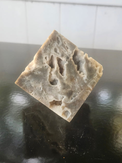 Druzy agate balancing cube! 1 pound, 2.8 by 2.7 inches
