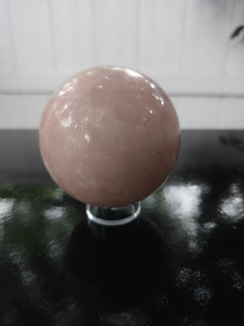 1.1, 69.8mm, 2.75 inch pound rose quartz sphere