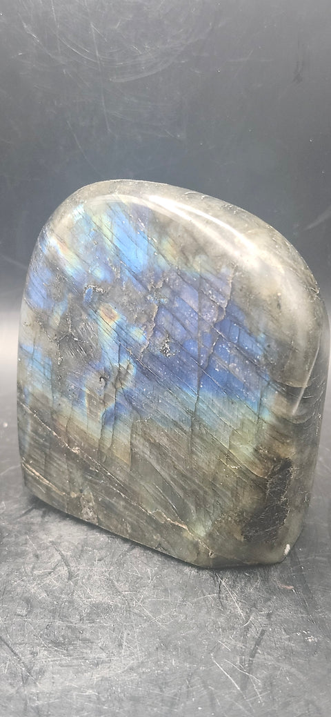 Labradorite free form! 14 ounces, 3 inch by 3 inch