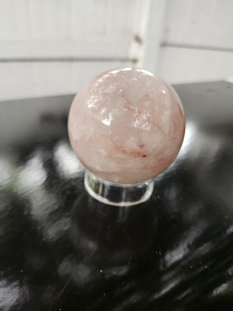 13.6 ounce, 64.5mm, 2.54 inch fire quartz sphere