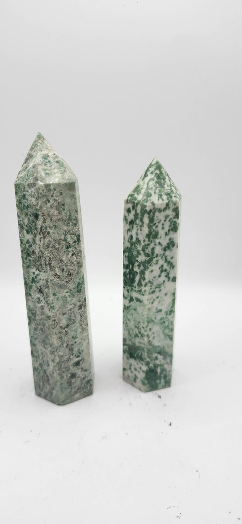 Tree agate tower! 4 inches, 4 ounces
