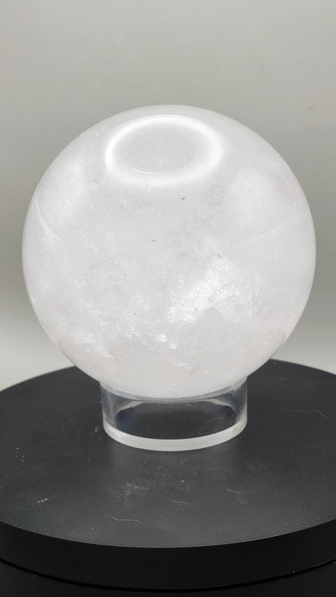 Clear quartz sphere! 1.13 pounds,83mm, 3.3 inches