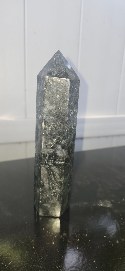 Large larvikite tower! 7 inches tall, 1.3 pounds