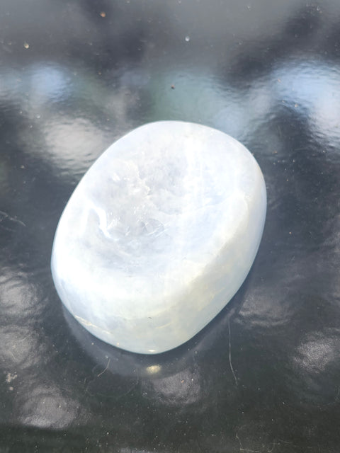 Blue calcite offering bowl/ soap dish! 13 ounces,3.5 inches