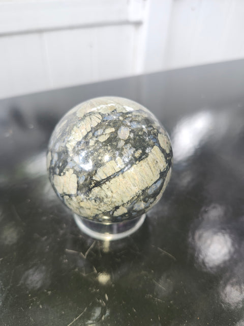 Llanite que sera sphere! 12.5 ounces, 64.7mm 2.55 inches