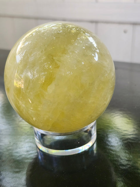 Citrine sphere! 1.1 pound, 70mm, 2.79 inches