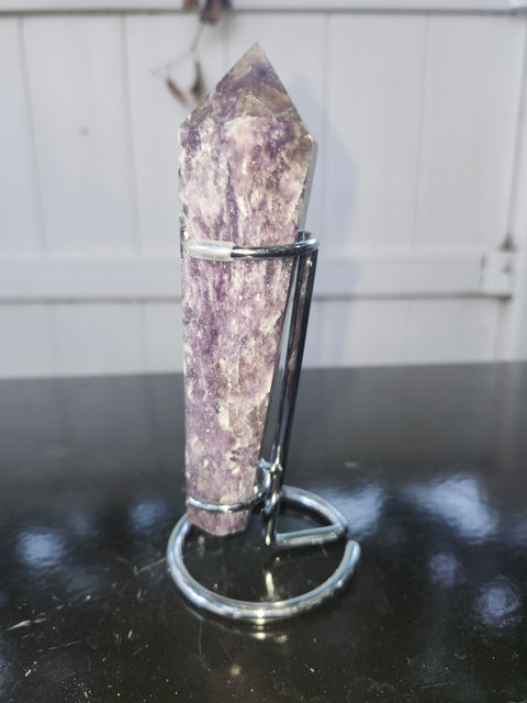 Lepidolite scepter! 5.8 ounces, 5 inches