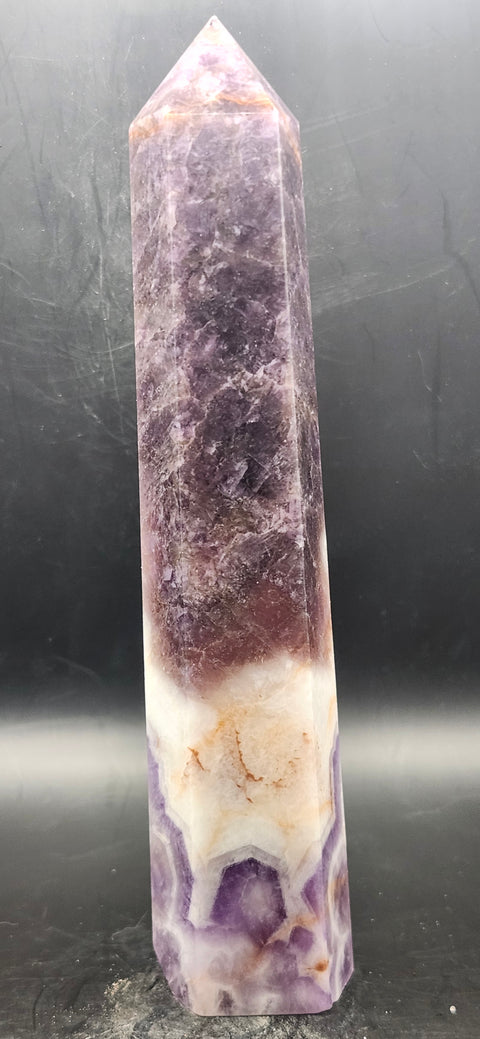 Large amethyst tower! 7 inches tall, 12 ounces.