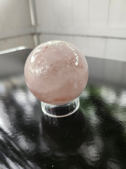 13.6 ounce, 64.5mm, 2.54 inch fire quartz sphere