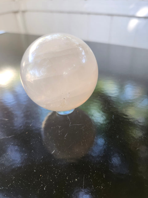 7.5 ounce, 53.8mm, 2.11 inch Clear quartz sphere