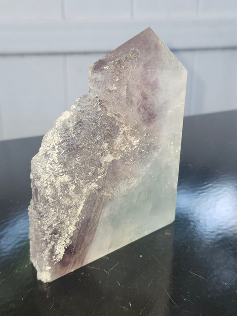 Druzy florite free form tower! 1 pound, 4.3 inches tall, 3.3 wide